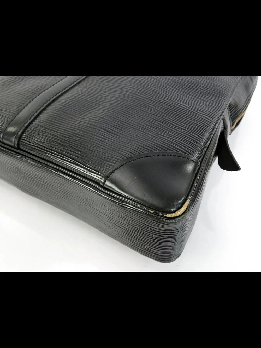 Louis Vuitton Black Epi Leather Top-Handle Briefcase